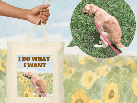 How My Goldie Inspired the Perfect Custom Pet Tote Bag