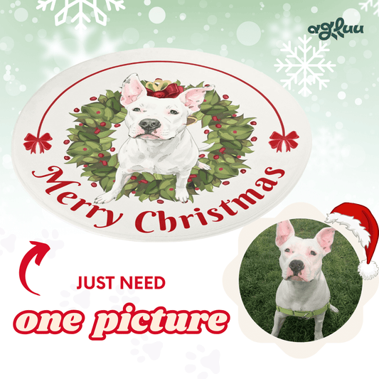 Custom Pet Rug - Christmas Tree