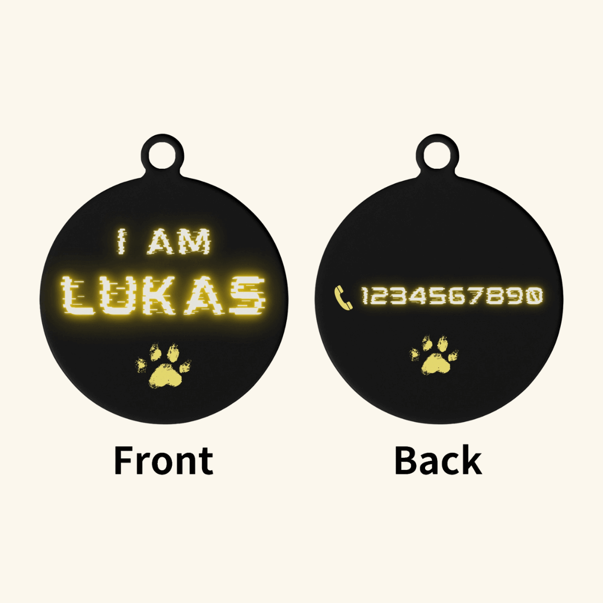 Custom Dog/Cat Tags - I Am Shining
