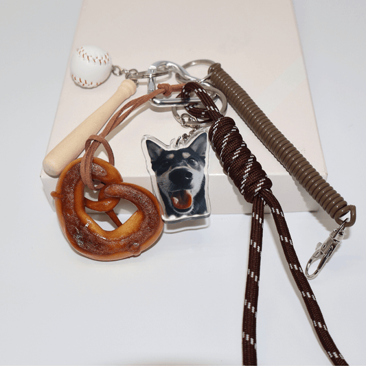 Agluu Custom Bag Charm Pendant - Sports And Cuisine Style