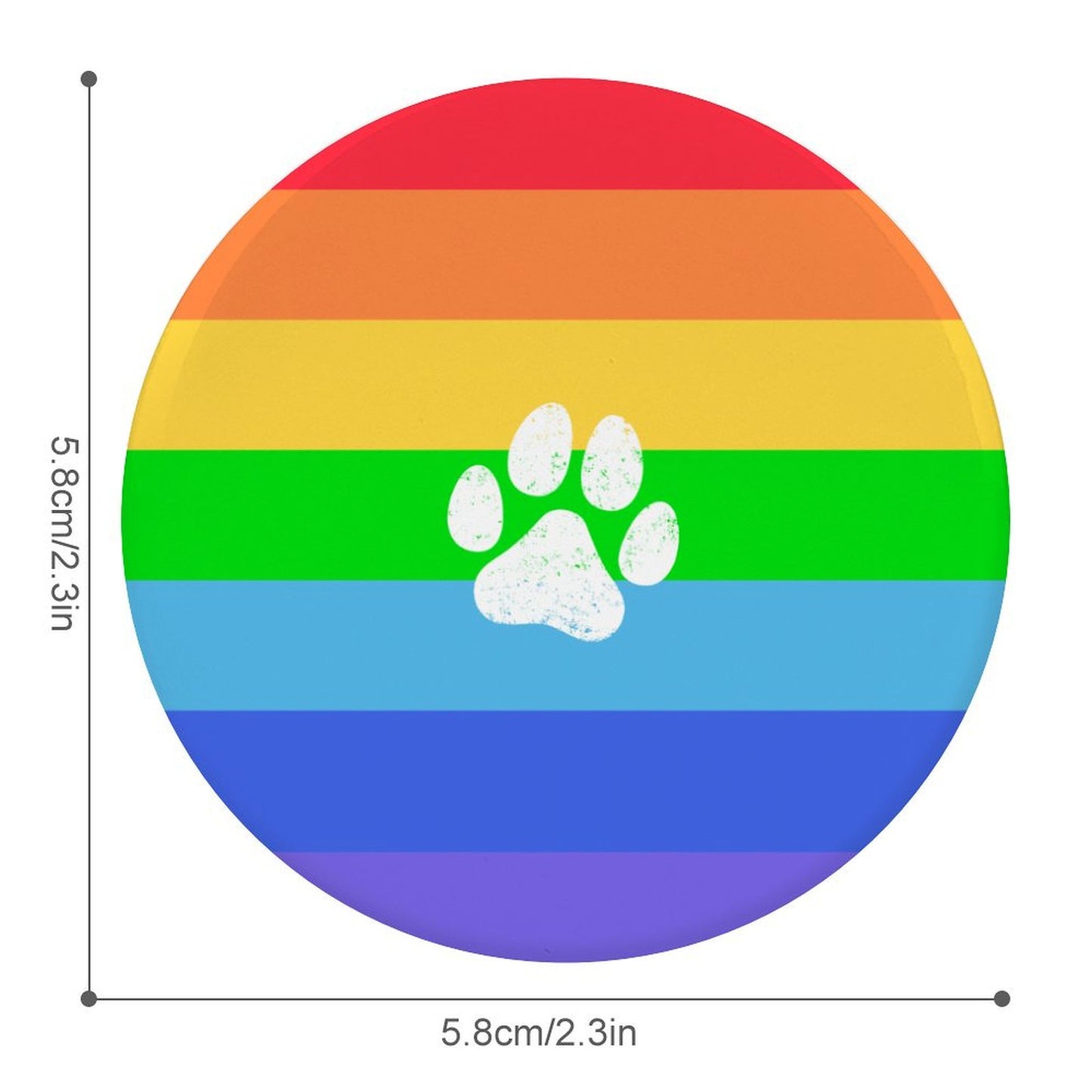 Customized Pet Canvas Bag - Rainbow Love is Love