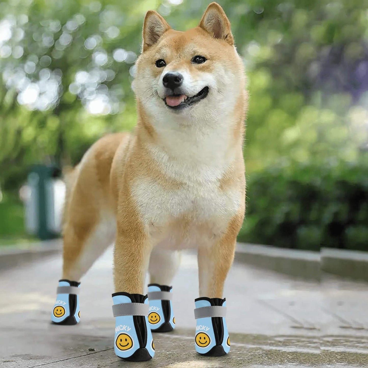 AGLUU Custom Dog Outdoor Boots - Smiling
