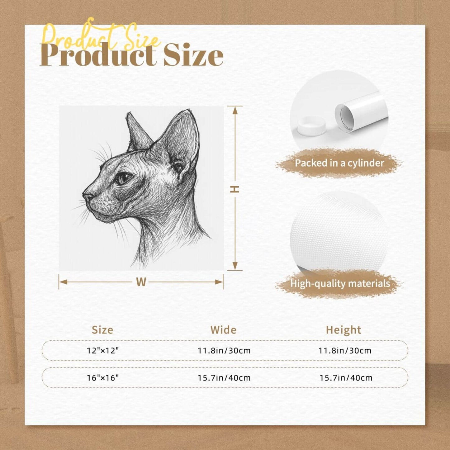 Customized Pet Painting - Line Art Style