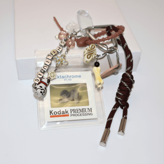 Agluu Custom Bag Charm Pendant - Retro Minimalist Style