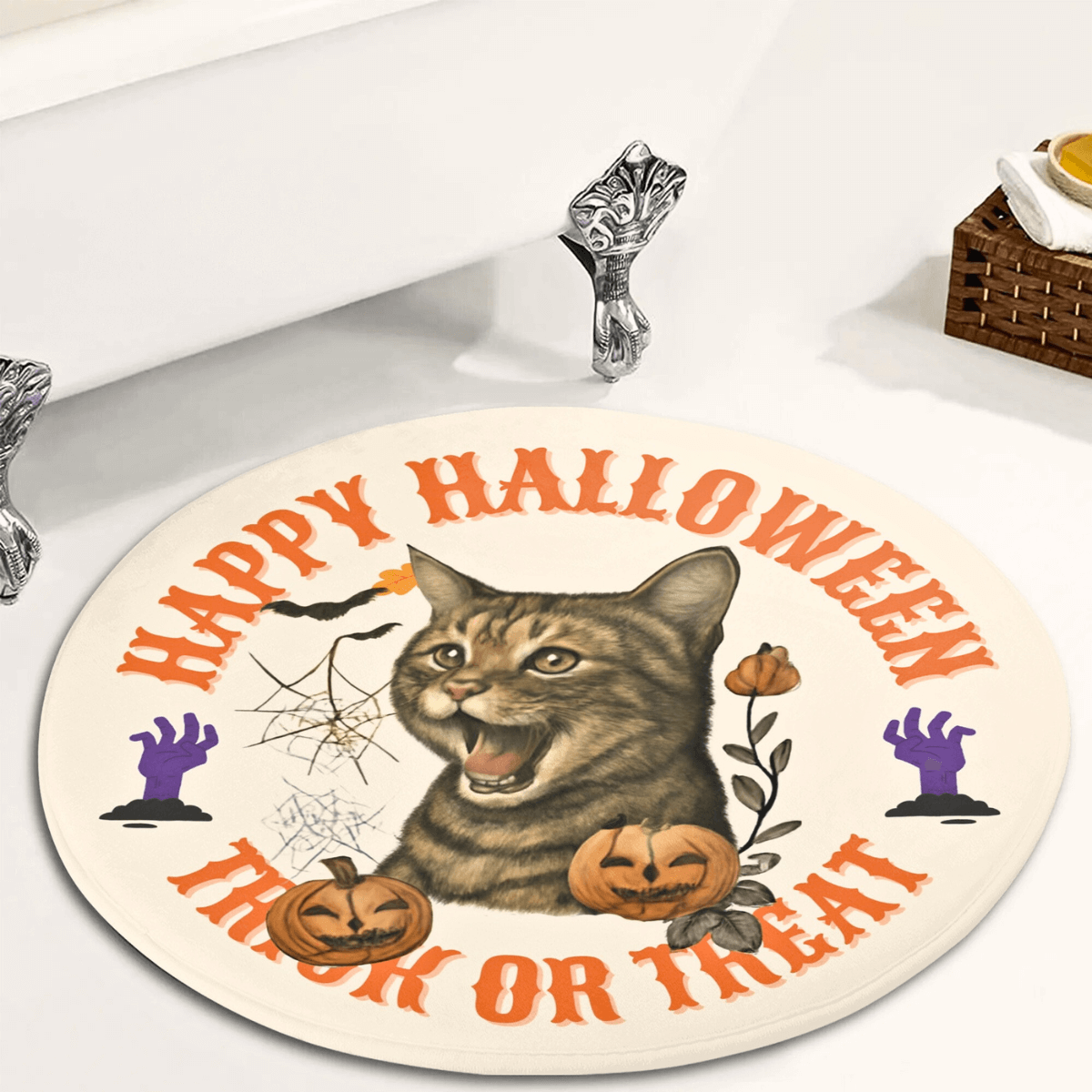 Custom Pet Rug - Halloween Scream