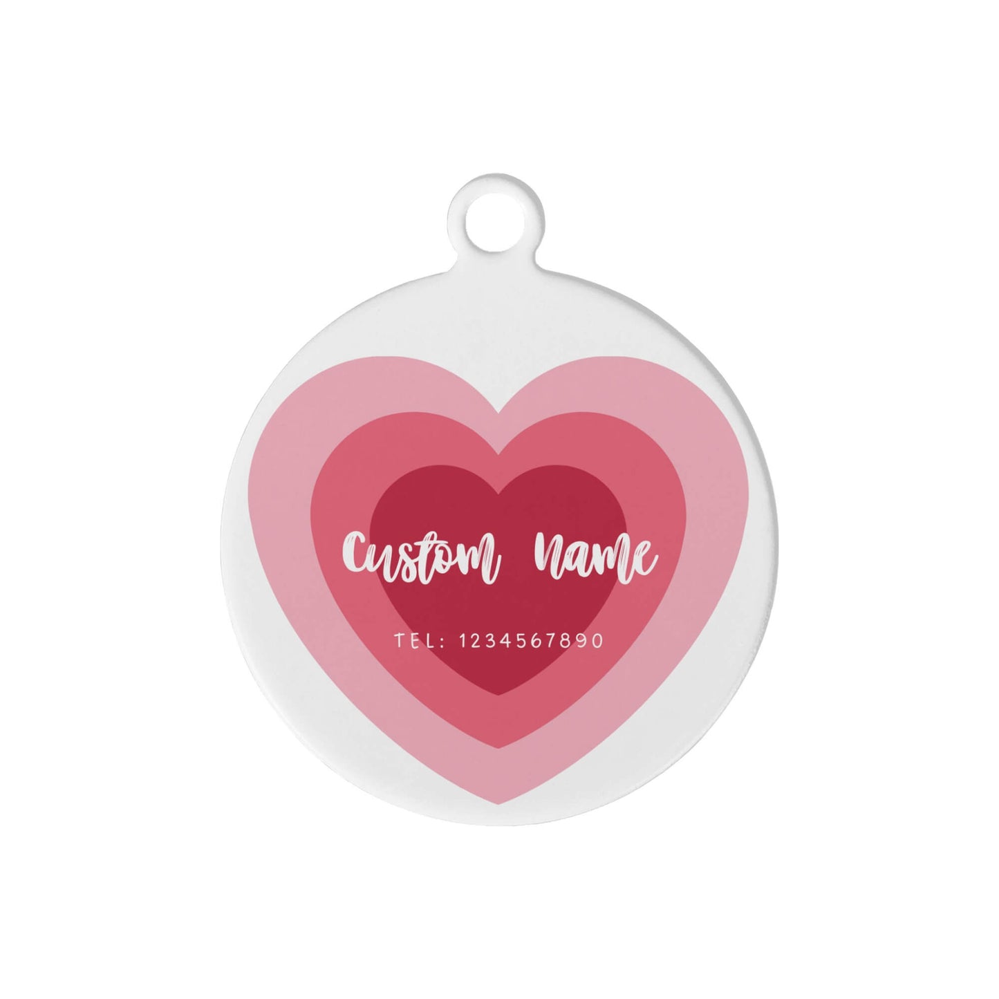 Custom Dog/Cat Tags - Heart