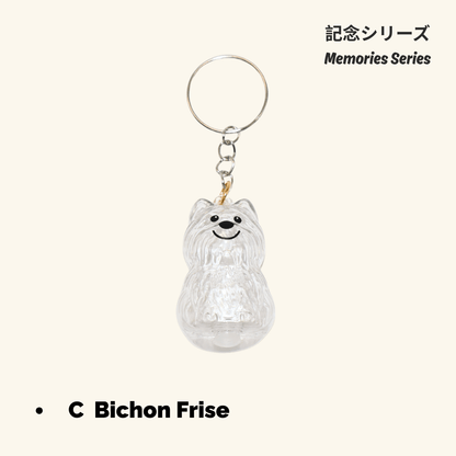Agluu Dog Fur Keepsake Keychain