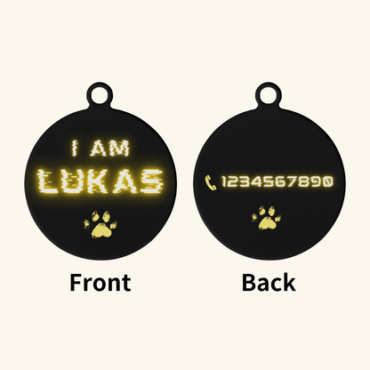 Custom Dog/Cat Tags - I Am Shining