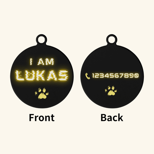 Custom Dog/Cat Tags - I Am Shining