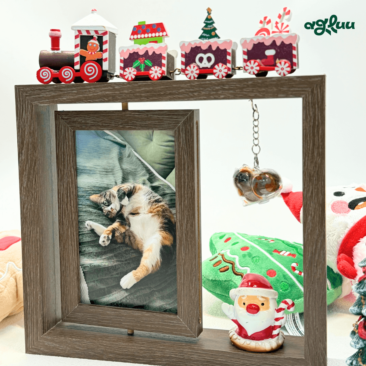 AGLUU Pet Memorial Keepsake Photo Frame Kit