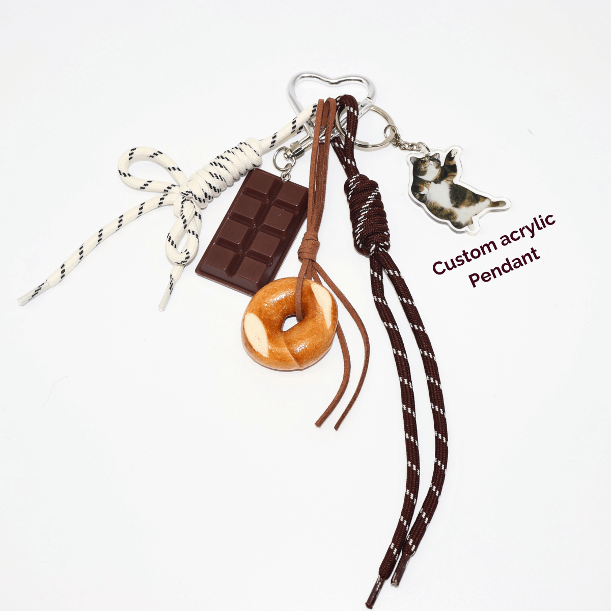 Agluu Custom Bag Charm Pendant - We Love Desserts Style
