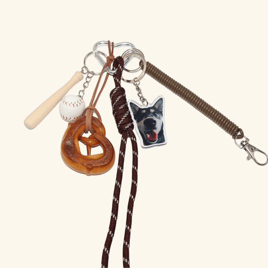 Agluu Custom Bag Charm Pendant - Sports And Cuisine Style