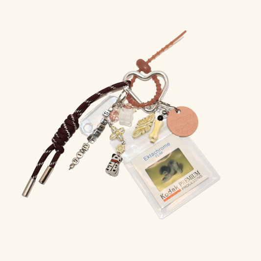 Agluu Custom Bag Charm Pendant - Retro Minimalist Style