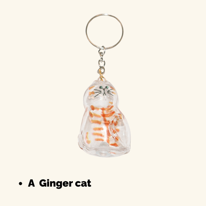 Agluu Cat Fur Keepsake Keychain