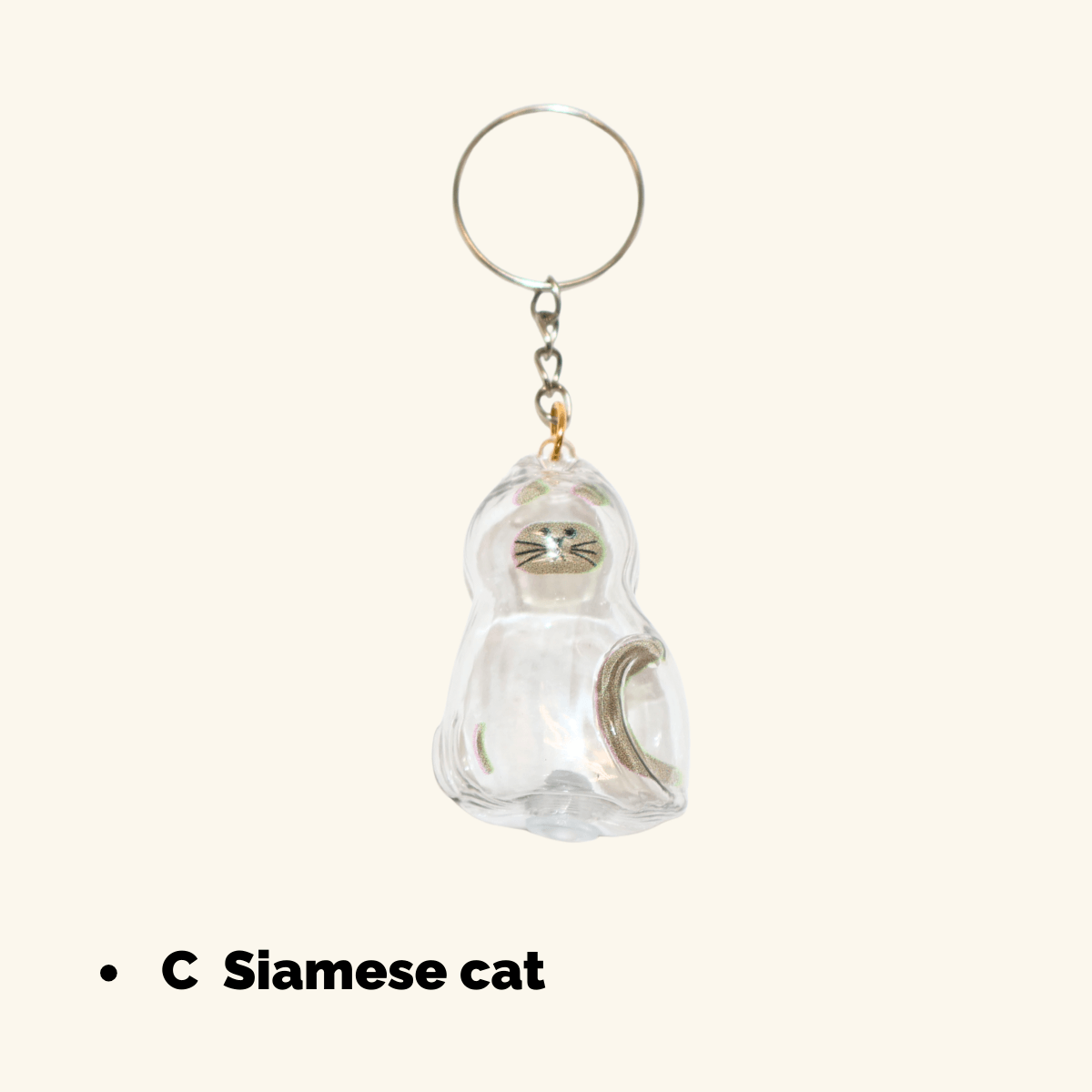Agluu Cat Fur Keepsake Keychain