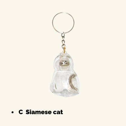 Agluu Cat Fur Keepsake Keychain