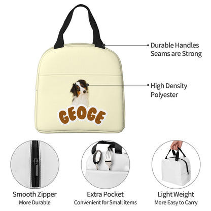 Customized Pet Photo Bento Bag Creative Style