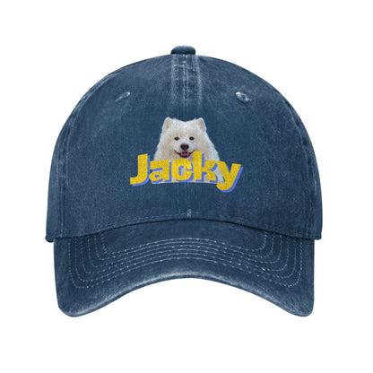 Customized Cowboy Peaked Cap, Customized Pet Design