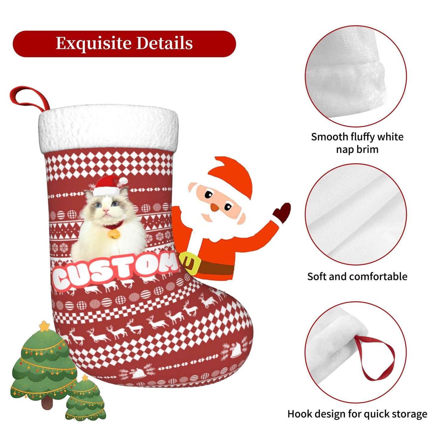 Customized Socks For Pets, Christmas Socks