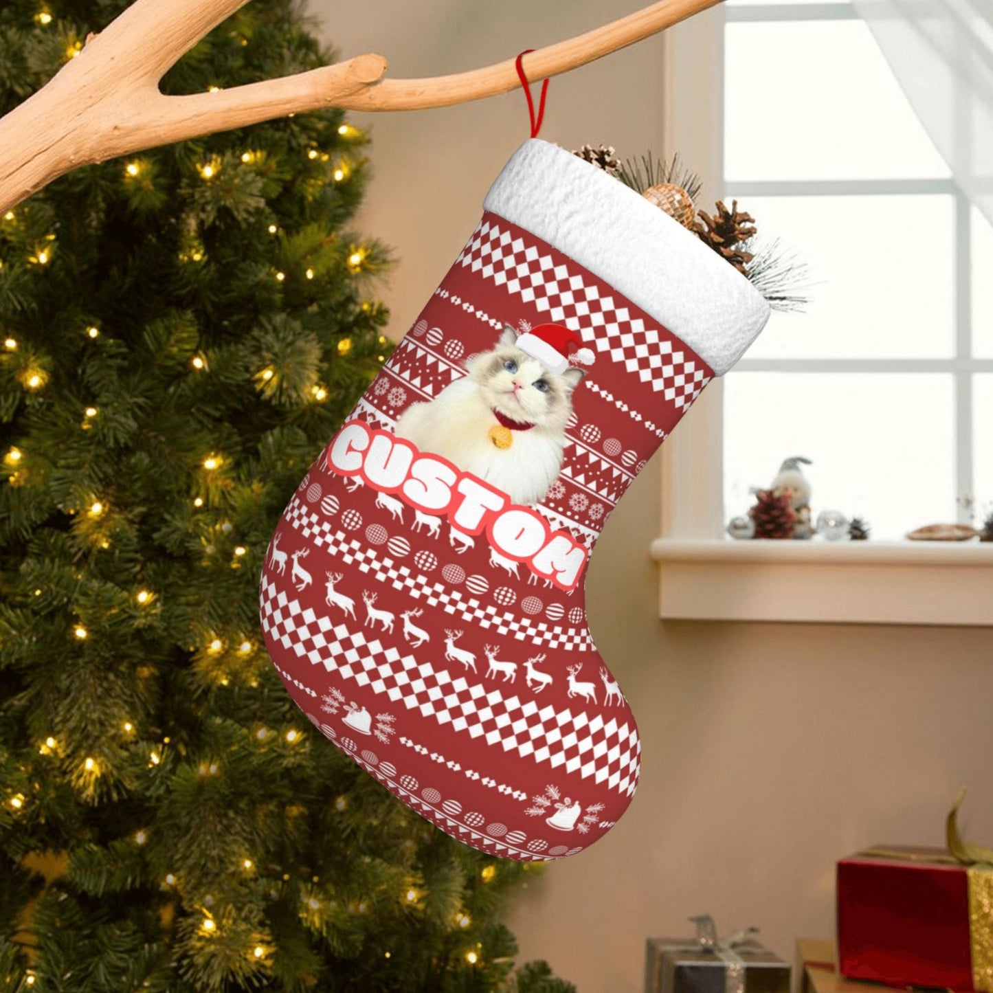 Customized Socks For Pets, Christmas Socks