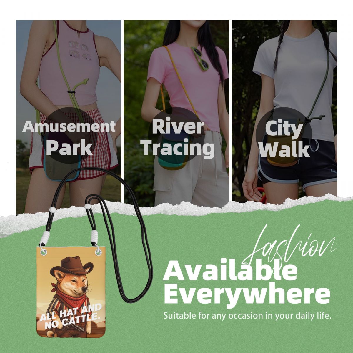 [Cowboy] Style Custom Phone Bag