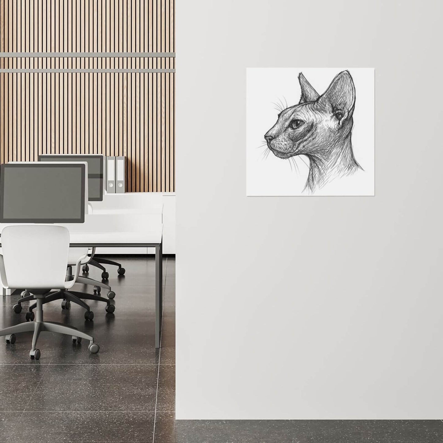 Customized Pet Painting - Line Art Style
