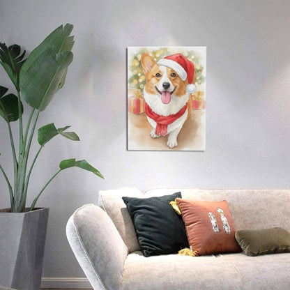 Personalized Pet Painting - Santa‘s Hat