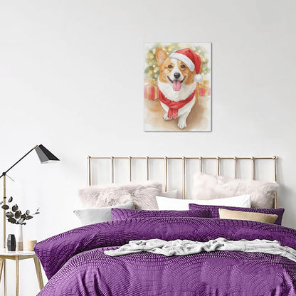 Personalized Pet Painting - Santa‘s Hat