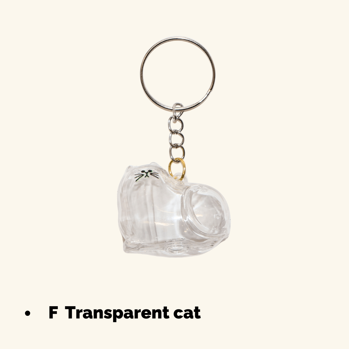 Agluu Cat Fur Keepsake Keychain