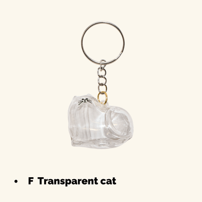 Agluu Cat Fur Keepsake Keychain