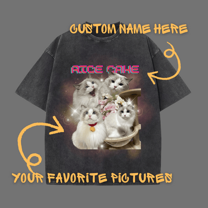 Custom Your Pet Style Tee, Retro Custom Bootleg Rap T-shirt