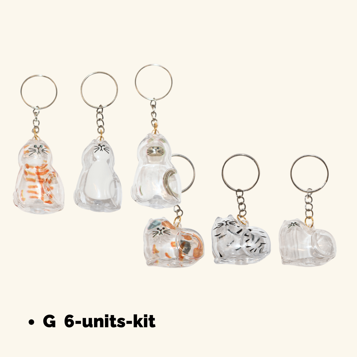Agluu Cat Fur Keepsake Keychain