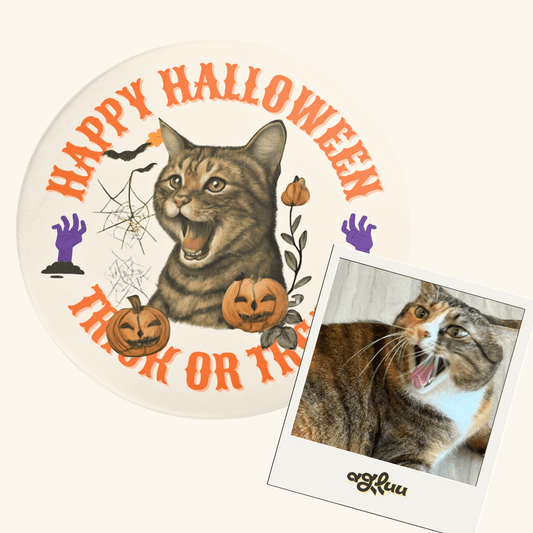 Custom Pet Rug - Halloween Scream