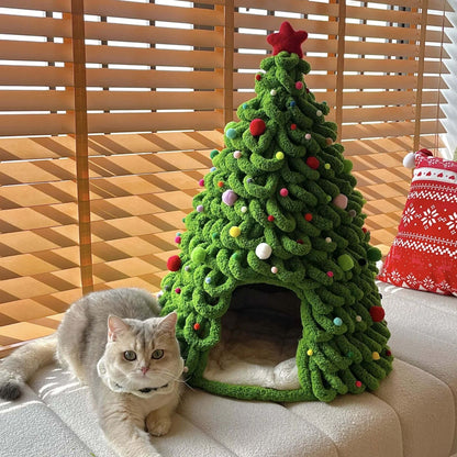 DIY Christmas Tree Cat House - Single Color