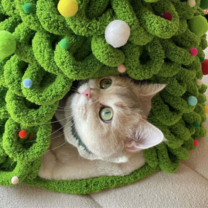 DIY Christmas Tree Cat House - Single Color