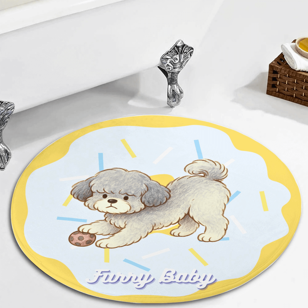 Custom Pet Rug - Doughnut Style