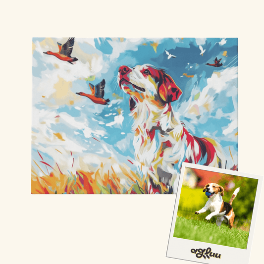 Customized Pet Painting, Landscape Style