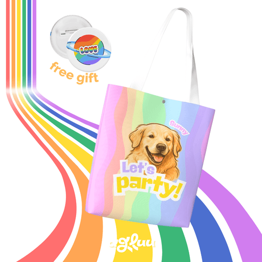 Customized Pet Canvas Bag - Watercolor