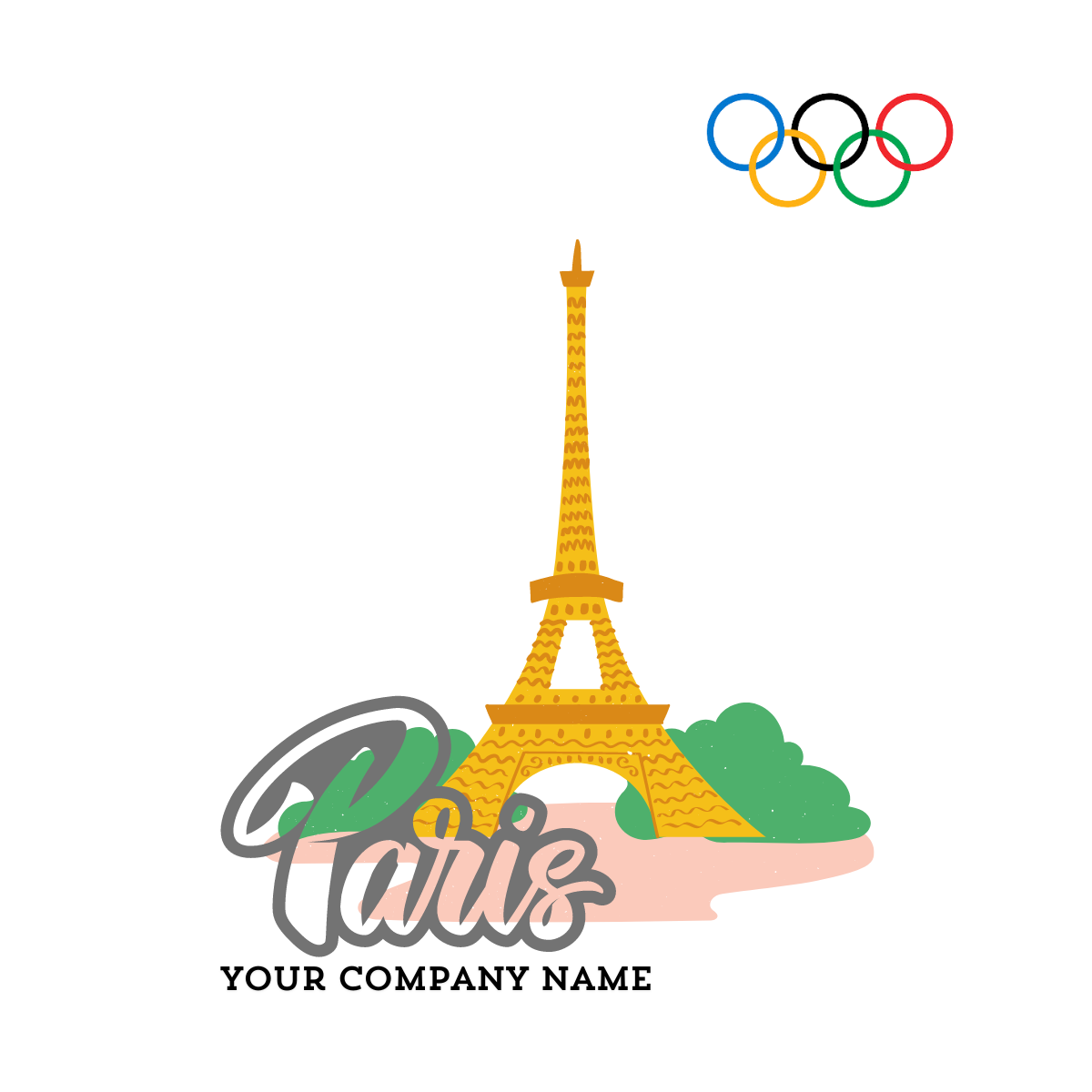 Olympics Ring Paris Custom T-Shirt