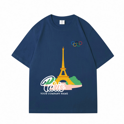 Olympics Ring Paris Custom T-Shirt