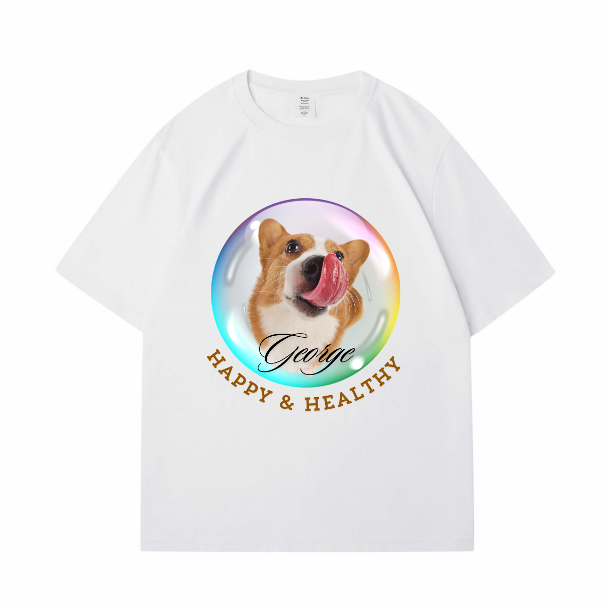 Bubble Avatar Custom Pet T-Shirt