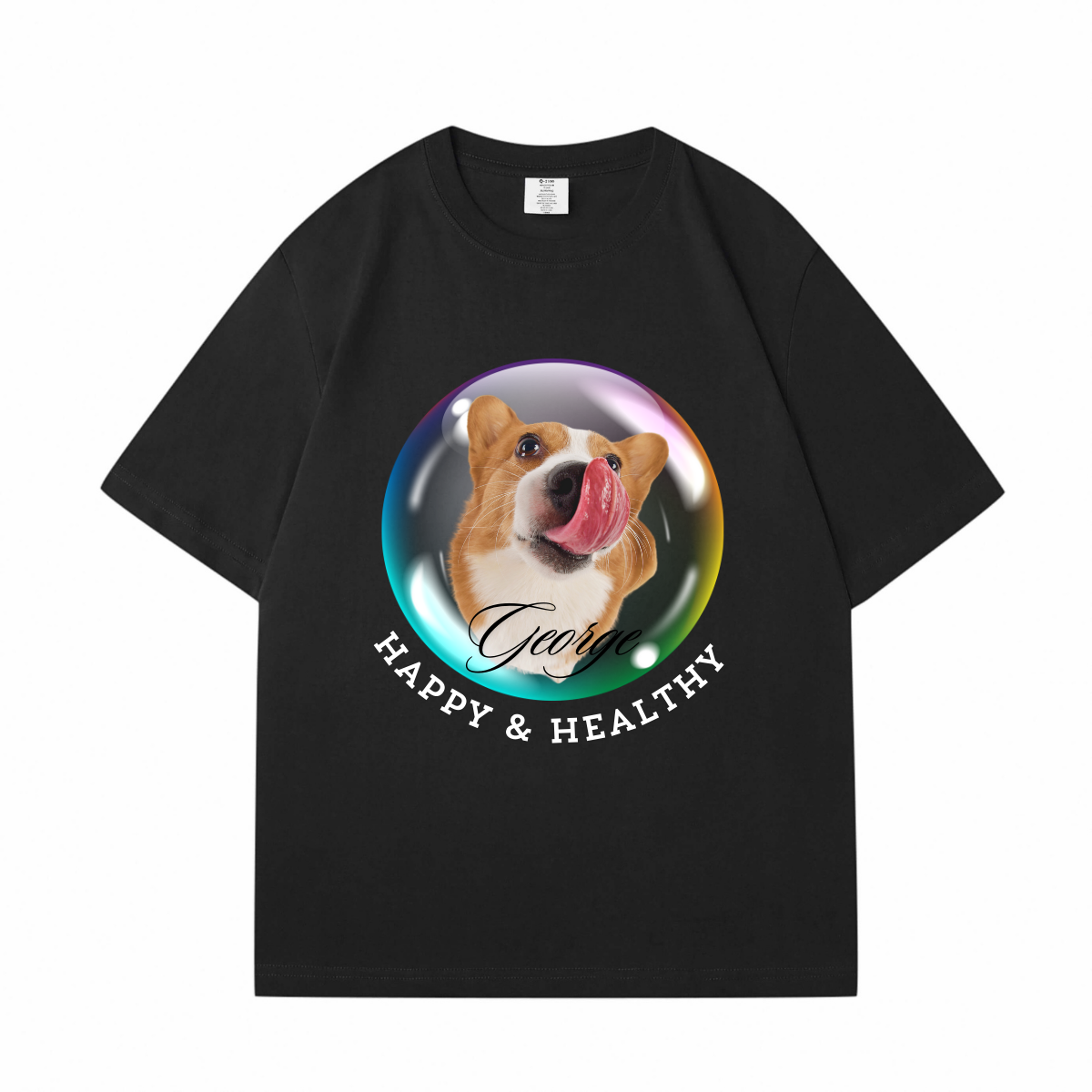 Bubble Avatar Custom Pet T-Shirt