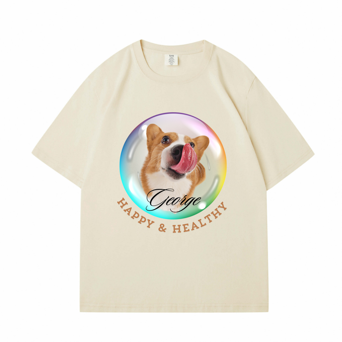 Bubble Avatar Custom Pet T-Shirt