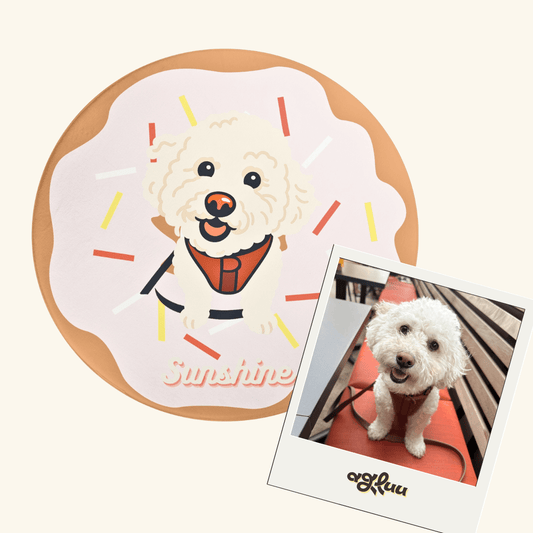 Custom Pet Rug - Doughnut Style