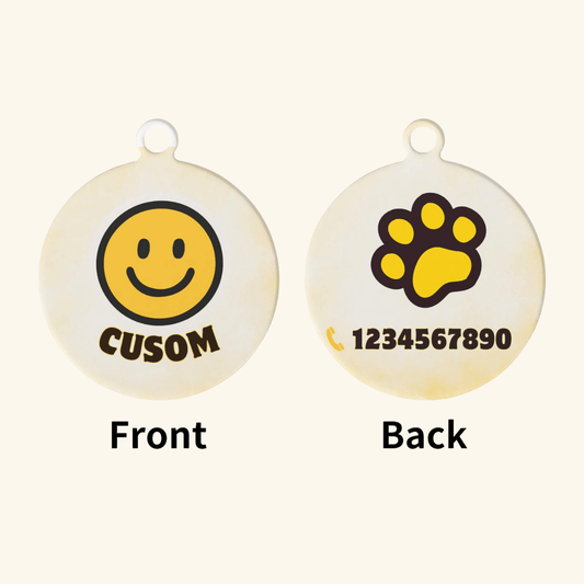 Custom Dog/Cat Tags - Smile