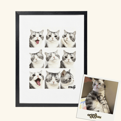 Customized Pet Painting - Emoticon Grid