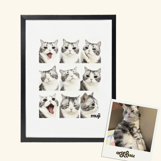 Customized Pet Painting - Emoticon Grid
