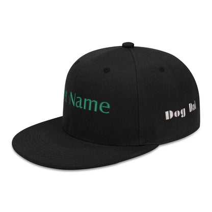 Customized Embroidered Baseball Cap, Customized Pet Name Text Hat