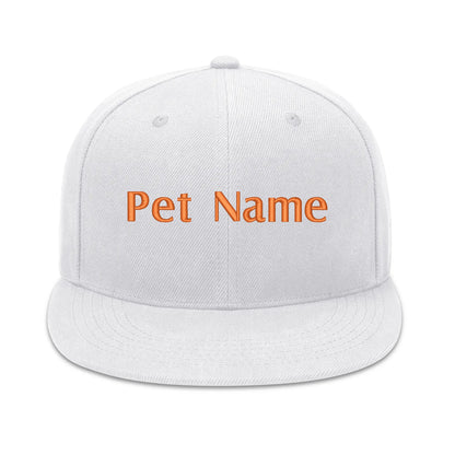 Customized Embroidered Baseball Cap, Customized Pet Name Text Hat