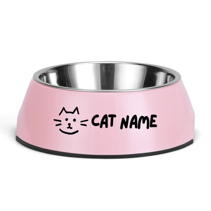 Custom Pet Bowls – Basic Style With Icon & Text